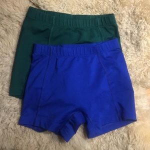 2 pairs vintage adidas shorts